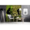Fototapeta MS-3-0328 Bicykle v zelenom 225 x 250 cm
