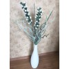 Dekoračný penový kvet - Púčiky zelené, biele 116 cm