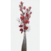 Dekoračný penový kvet - Flore 257 červený, 75 cm