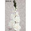 Dekoračný penový kvet - Flore biely, 110 x 36 cm