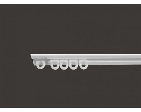 Koľajnice do sadrokartónu 14 x 12,5 mm (zapustená do SDK) standard - BIELA, dĺžka 3 m