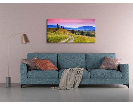 Obrazy na plátne Dimex - Kvitnúce kopce 100 x 50 cm