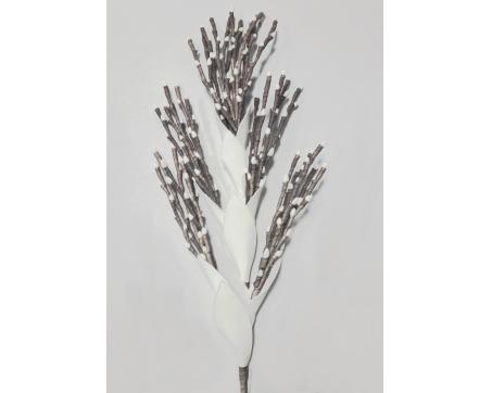 Vetvička bahniatka - biele, hnedé 105 cm