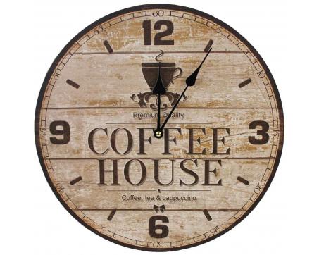 Nástenné hodiny, 34 cm - Coffee House