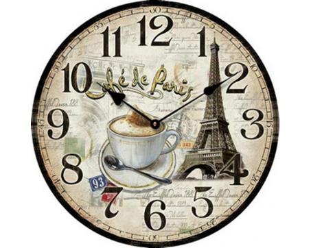Nástenné hodiny, 34 cm - Cofe de Paris