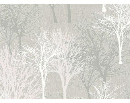 Svetlá tapeta s prírodným vzorom - šedá, biela 36147-4