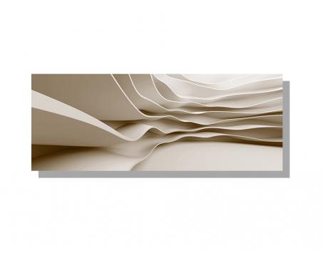 Obrazy na plátne Dimex - 3D vlna 130 x 50 cm