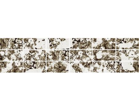 Keramické obklady - kamenina šedá - 240 x 60 cm - 18 ks