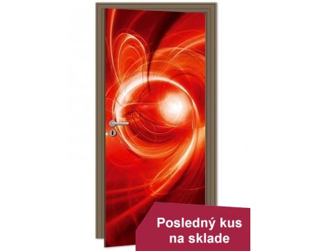 Fototapety na dvere - Abstrakt červený 95 x 210 cm