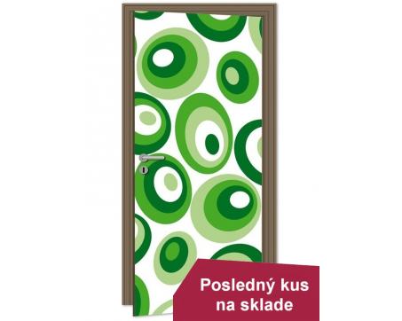 Fototapety na dvere - Zelený ovál 95 x 210 cm