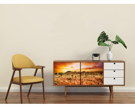 Nálepky na nábytok - Austrálska krajina, 85 x 125 cm