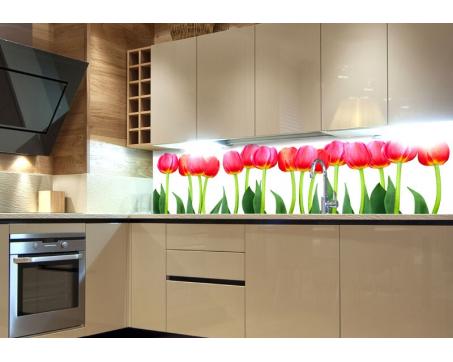 Fototapeta do kuchyne KI-180-058 Tulipány 60 x 180 cm, zľava 70%