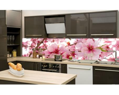 Fototapeta do kuchyne KI-260-054 Kvety jablone 60 x 260 cm