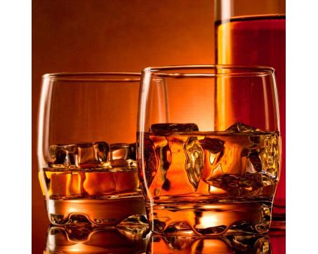 Obraz na skle - Whiskey 30 x 30 cm - ZĽAVA 60%
