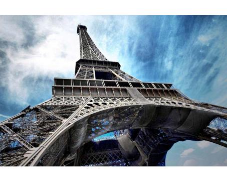 Obraz na skle - Eiffelovka  30 x 45 cm - ZĽAVA 60%