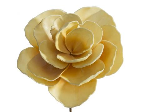 Dekoračný penový kvet - Flore 244 žltý, 75 cm