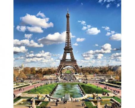 Fototapeta L-103 Eiffelová veža 220 x 220 cm