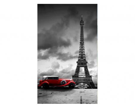 Fototapeta MS-2-0027 Retro auto v Paríži 150 x 250 cm
