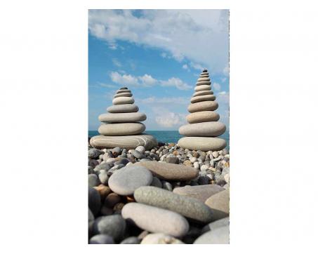 Fototapeta MS-2-0204 Kamene na pláži 150 x 250 cm