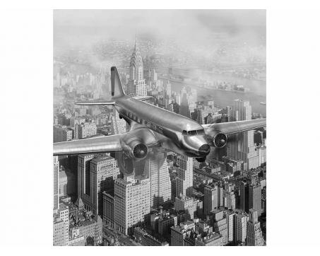Fototapeta MS-3-0006 New York- lietadlo 225 x 250 cm