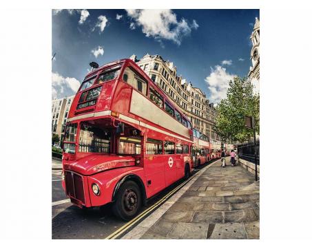 Fototapeta MS-3-0017 Londýnsky poschodový autobus 225 x 250 cm