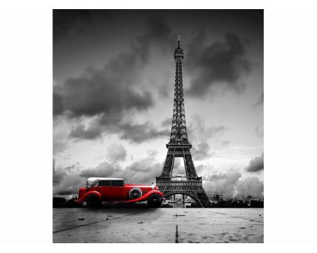 Fototapeta MS-3-0027 Retro auto v Paríži 225 x 250 cm