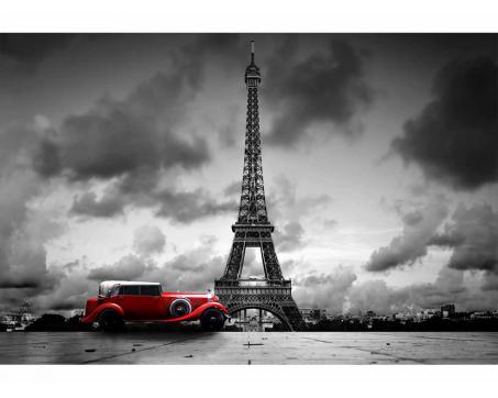Fototapeta MS-5-0027 Retro auto v Paríži 375 x 250 cm