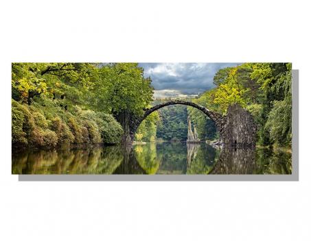 Obrazy na plátne Dimex - Oblúkový most 100 x 40 cm