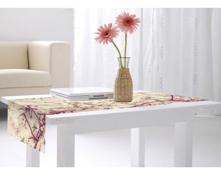 Štóla na stôl - Rozkvitnutý konár,  40 x 140 cm
