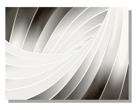Obrazy na plátne Dimex - Čiernobiele vlny 100 x 75 cm