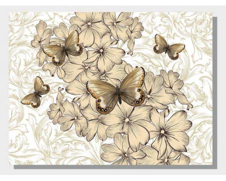 Obrazy na plátne Dimex - Motýle 100 x 75 cm