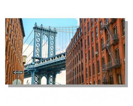 Obrazy na plátne Dimex - Manhattan most 90 x 50 cm