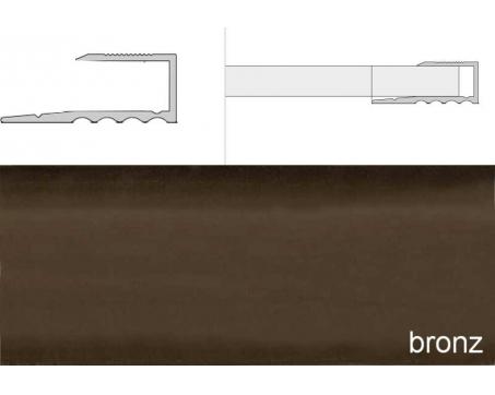 Prechodové lišty A63 šírka 1,6 cm, dĺžka 270 cm - bronz