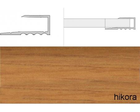 Prechodové lišty A63 šírka 1,6 cm, dĺžka 270 cm - hikora
