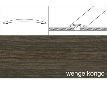 Prechodové lišty A03, šírka 3 cm x dĺžka 270 cm - wenge kongo