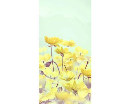 Fototapeta S-5512-SK Aquarelové maky žlté 110 x 220 cm 