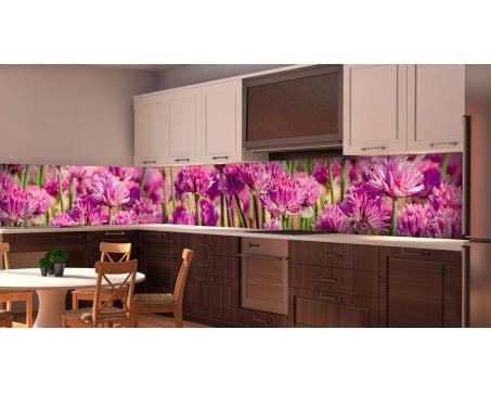 Fototapeta do kuchyne SKKI-5002 Fialové kvety, dĺžka 180 - 660 cm
