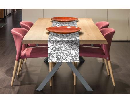 Štóla na stôl - Mandala,  40 x 140 cm