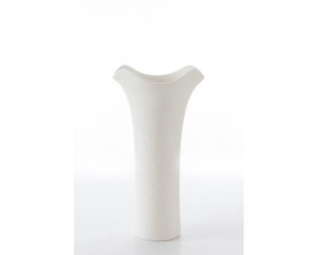 Dekorácie - Váza Riso 03, 28 cm - krémová