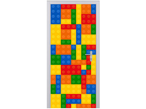 Nálepka na dvere - Lego 2